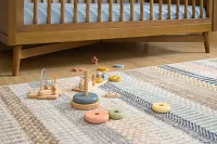 Lindy Ivory 5x7 Area Rug