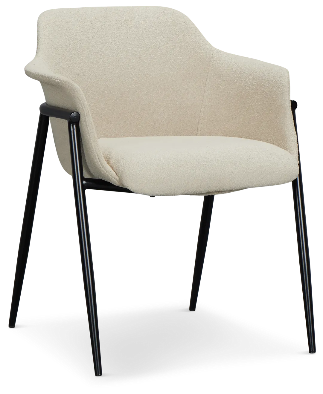 Salerno Light Beige Upholstered Arm Chair