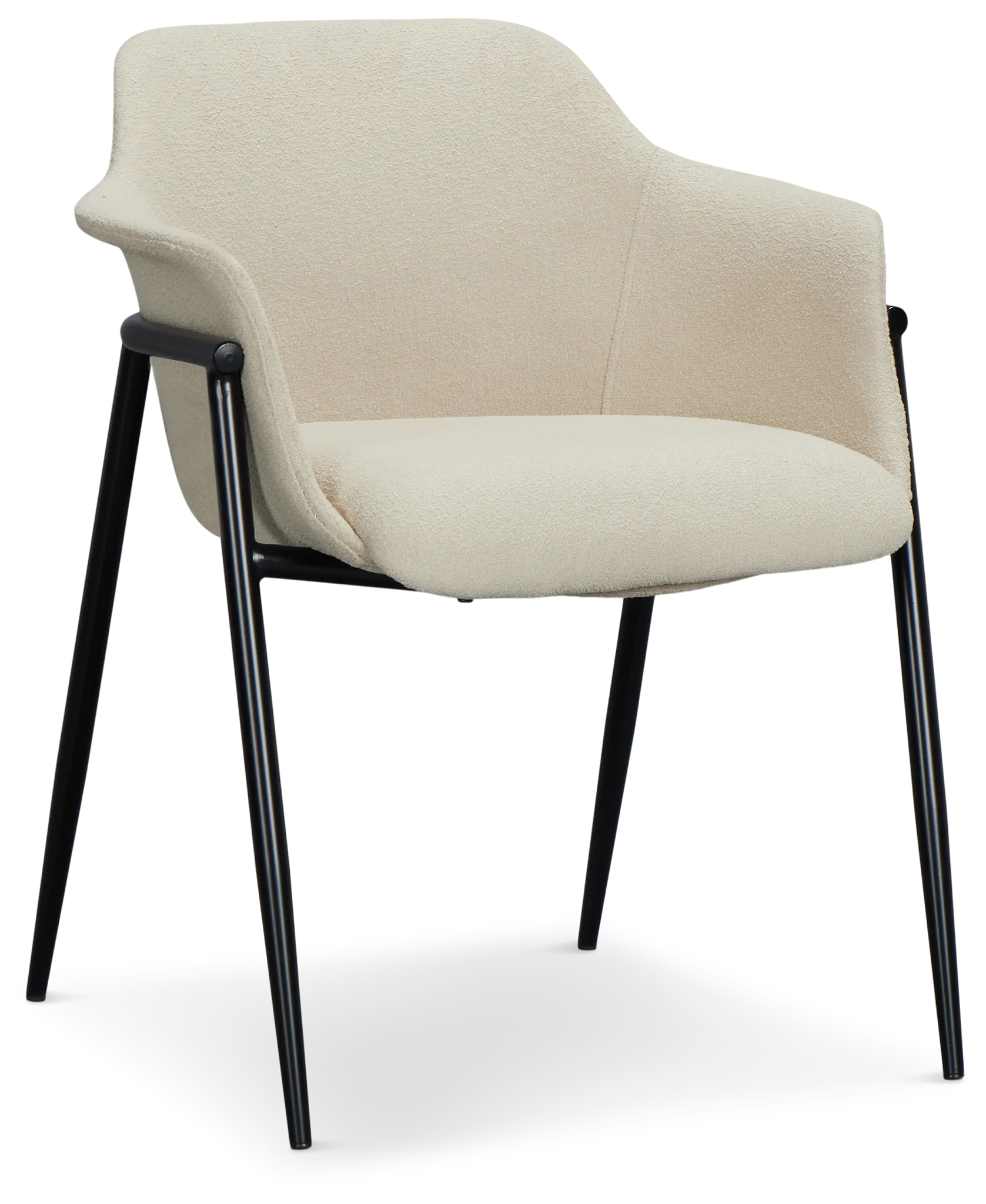 Salerno Light Beige Upholstered Arm Chair