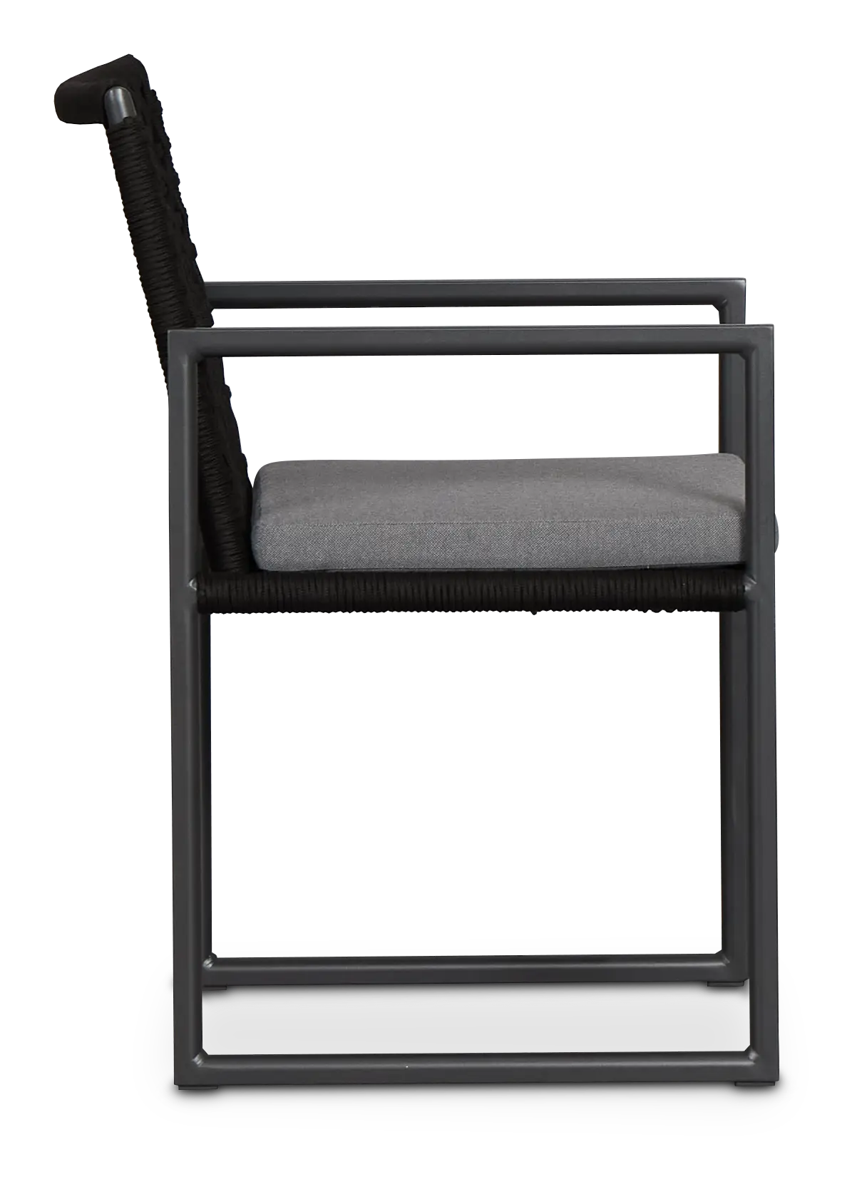 Sunrise Dark Gray Aluminum Arm Chair Sunrise Dark Gray Aluminum Arm Chair