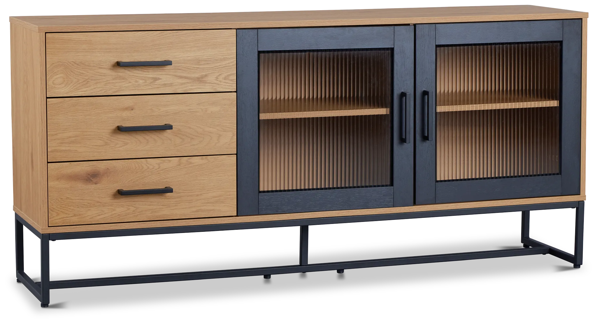 Ivan Light Tone Credenza