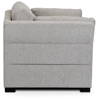 Amber Light Gray Chair Pull-up Sleeper