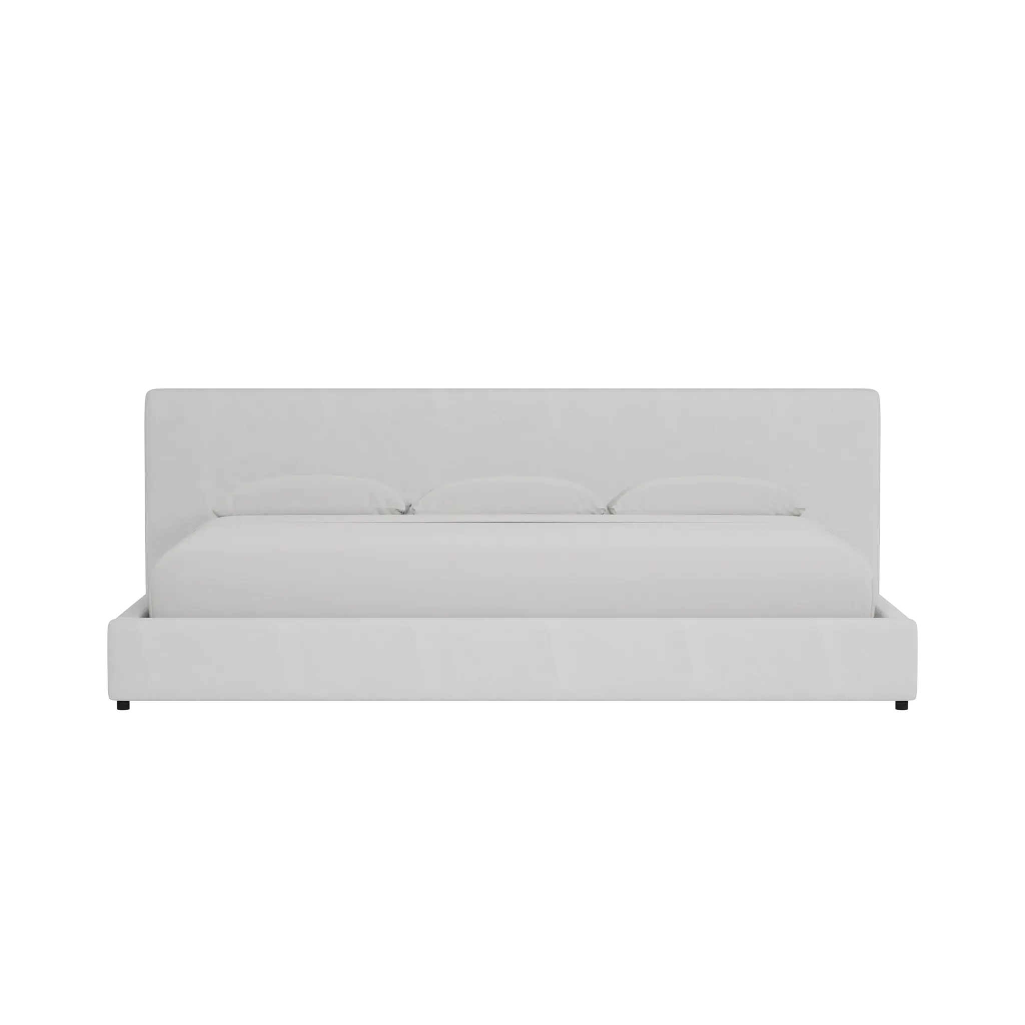 Grayton Peyton White 44" Upholstered Platform Bed Grayton Peyton White 44" Upholstered Platform Bed