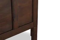 Heron Cove Mid Tone Panel Headboard With Lights