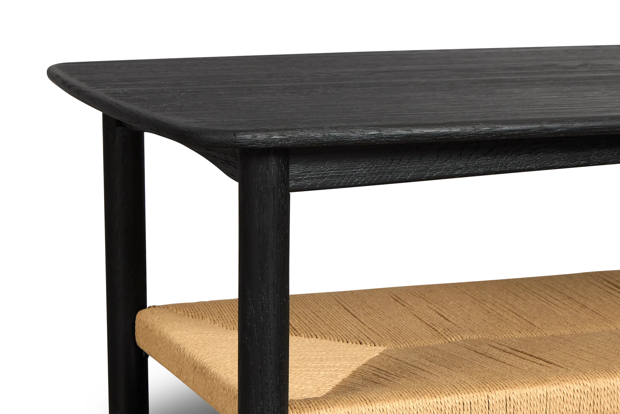 Santorini Black Rectangular Coffee Table