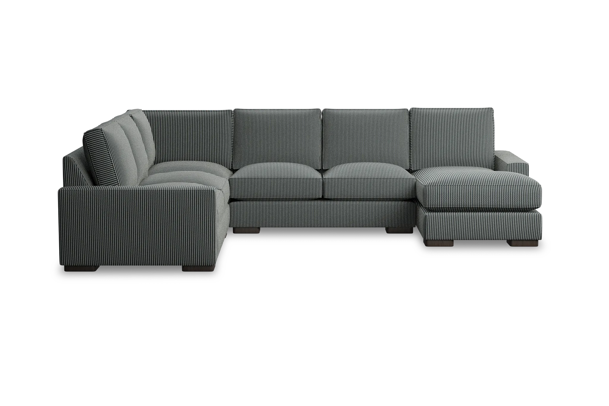 Edgewater Lucy Navy Medium Right Chaise Sectional