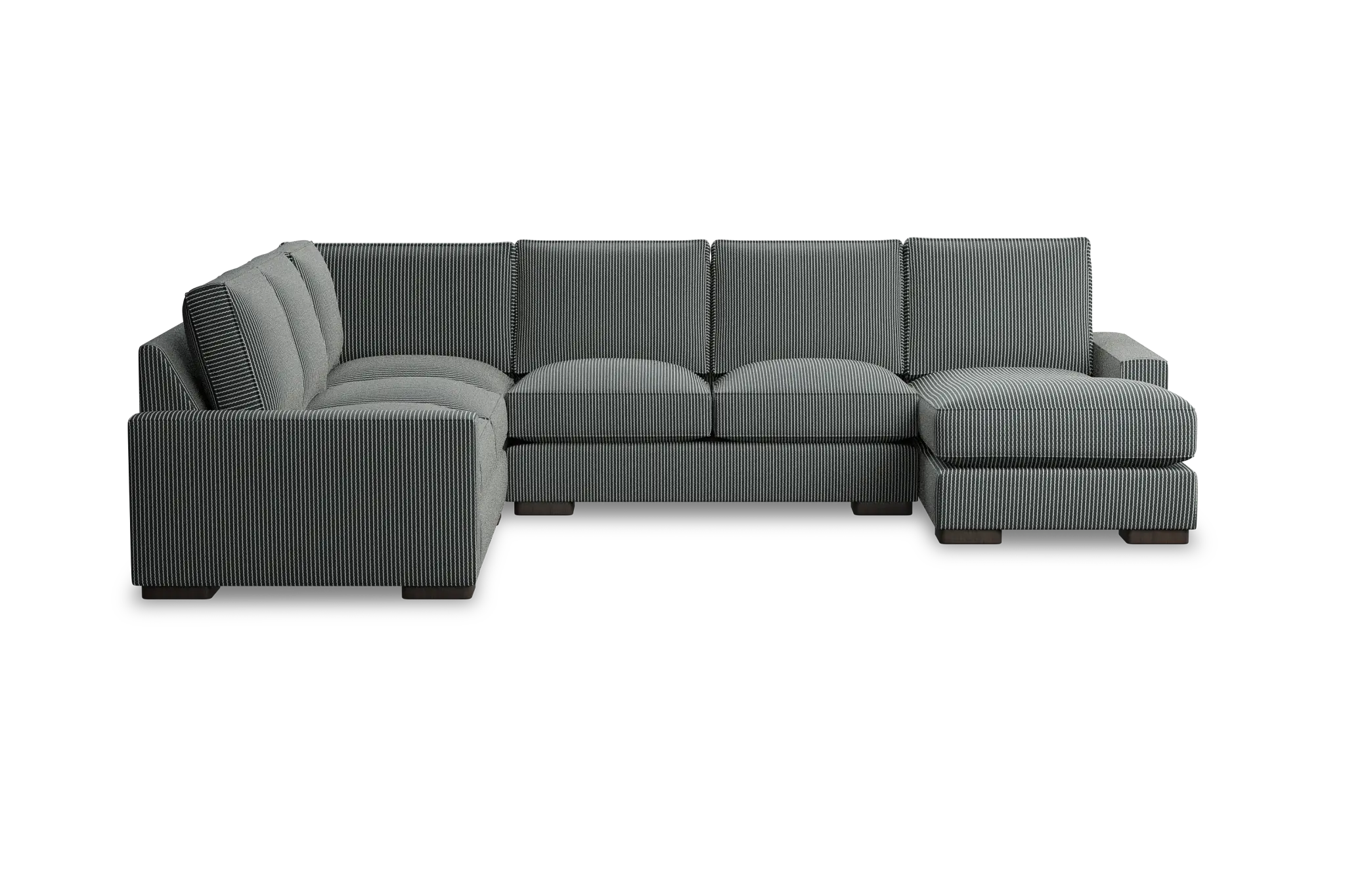 Edgewater Lucy Navy Medium Right Chaise Sectional Edgewater Lucy Navy Medium Right Chaise Sectional
