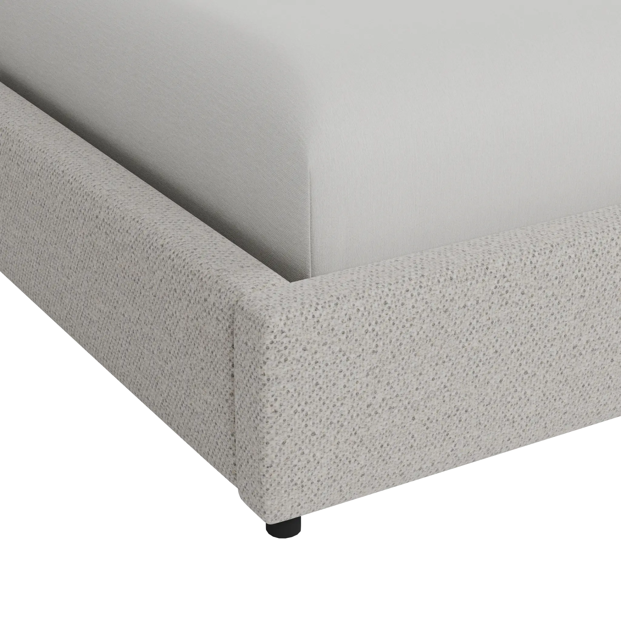 Grayton Suave White 44" Upholstered Platform Bed Grayton Suave White 44" Upholstered Platform Bed