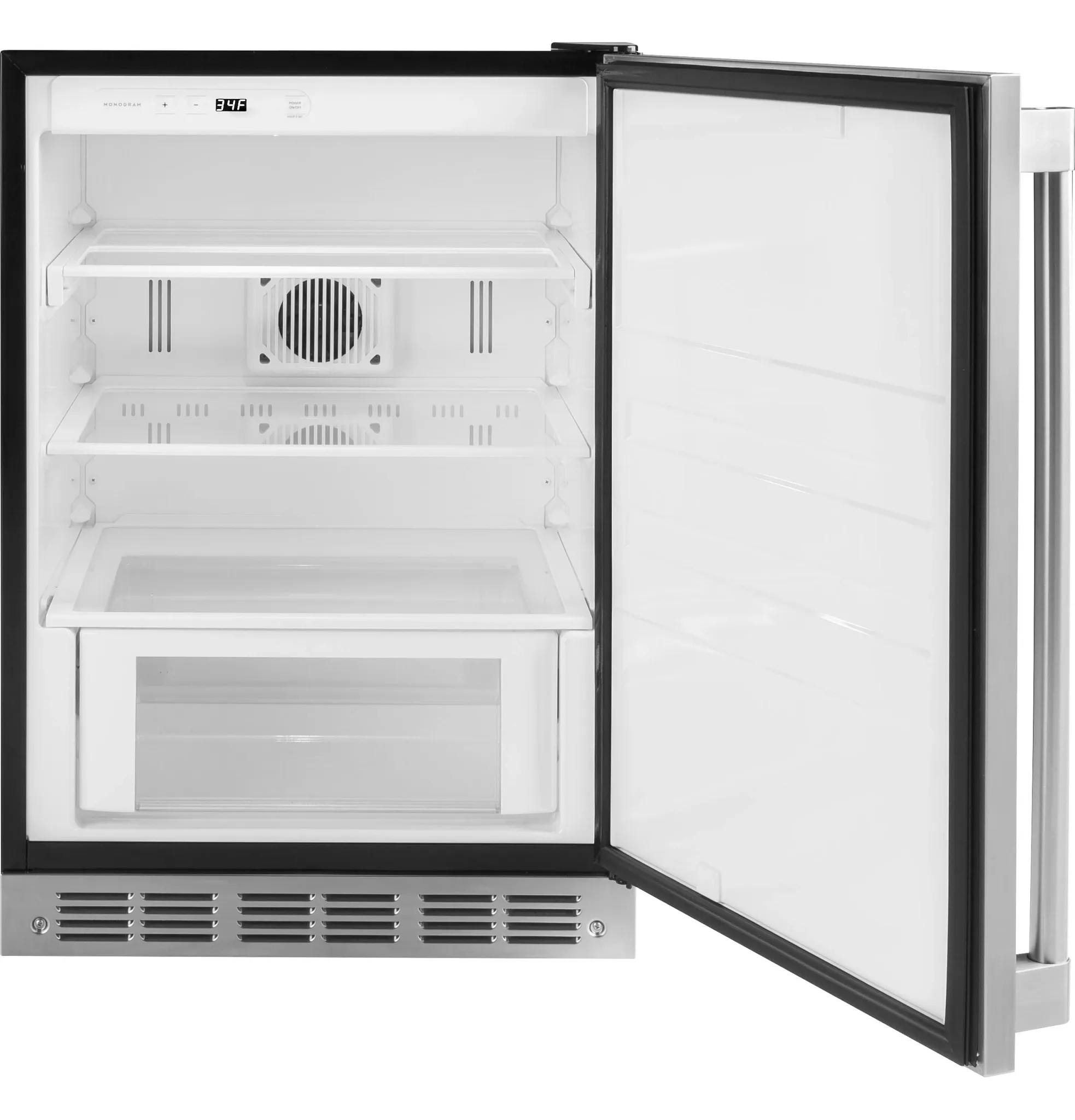 Monogram 240 Series Stainless Steel 24" Undercounter Refrigerator