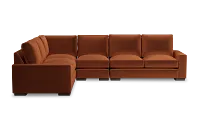 Edgewater Joya Orange Medium Two-arm Sectional