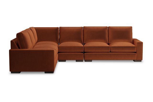 Edgewater Joya Orange Medium Two-arm Sectional