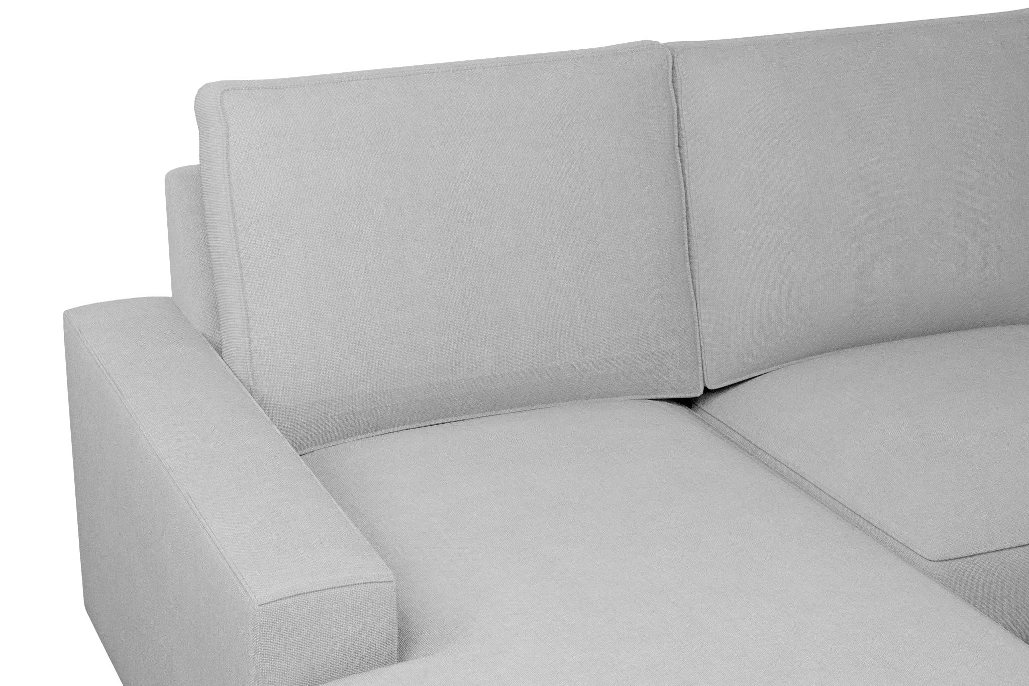 Edgewater Suave Gray Large Left Chaise Sectional Edgewater Suave Gray Large Left Chaise Sectional