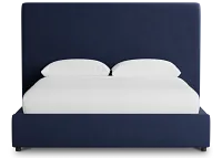 Grayton Joya Dark Blue 54" Upholstered Platform Bed