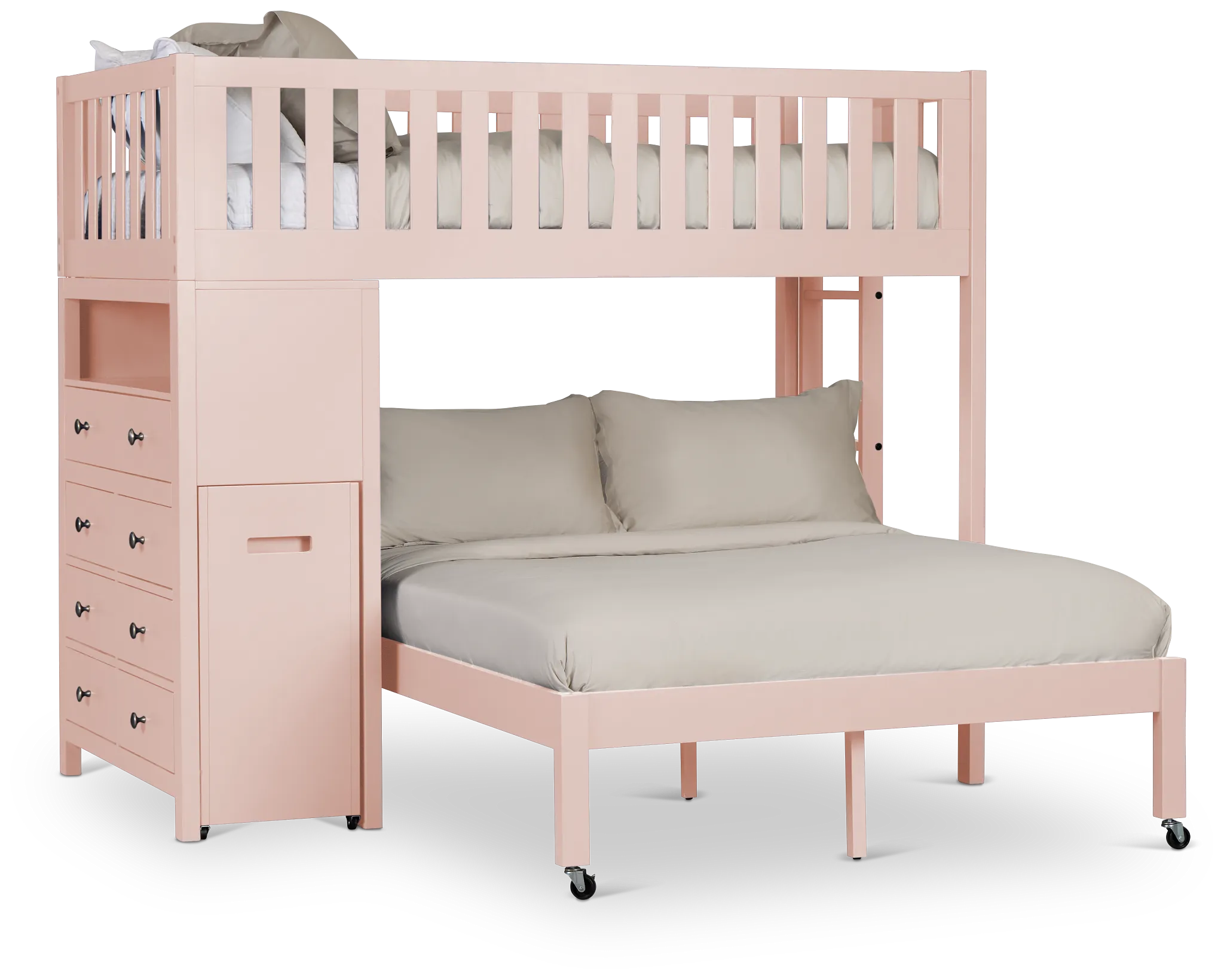 Charleston Pink Loft Bed