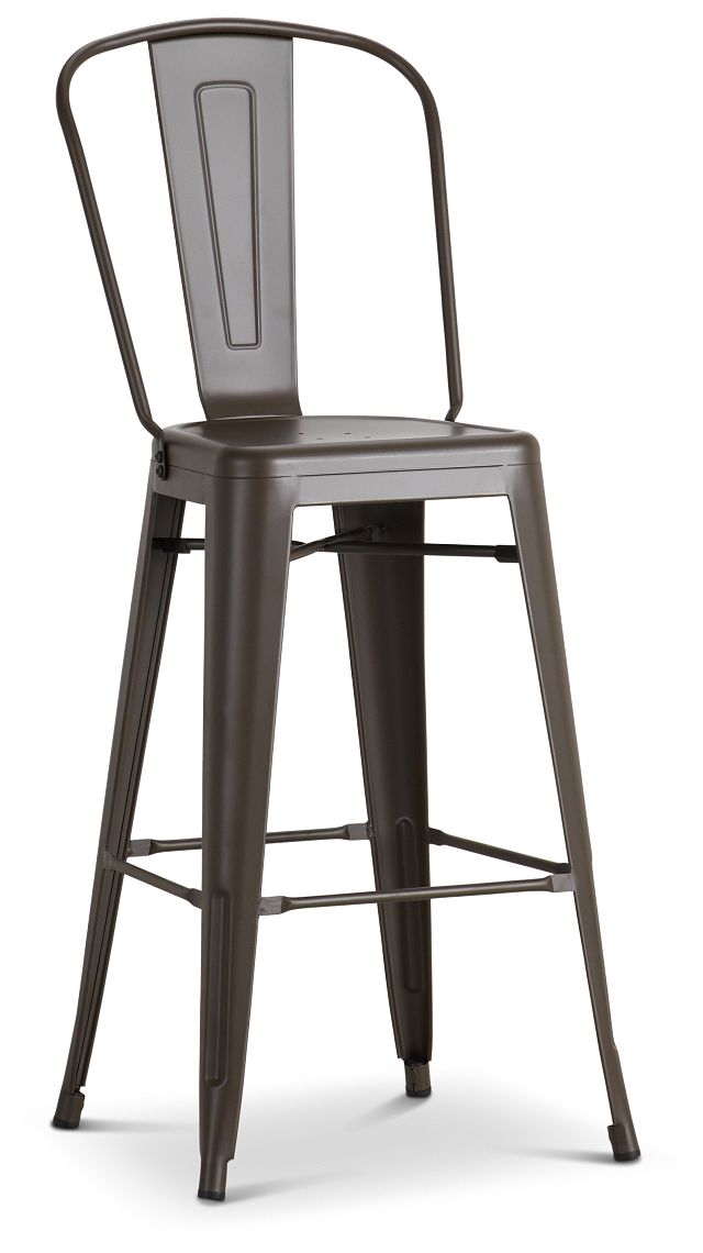 Harlow Dark Tone Metal 30" Barstool