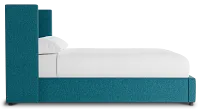 Captiva Elite Teal 48" Upholstered Shelter Bed