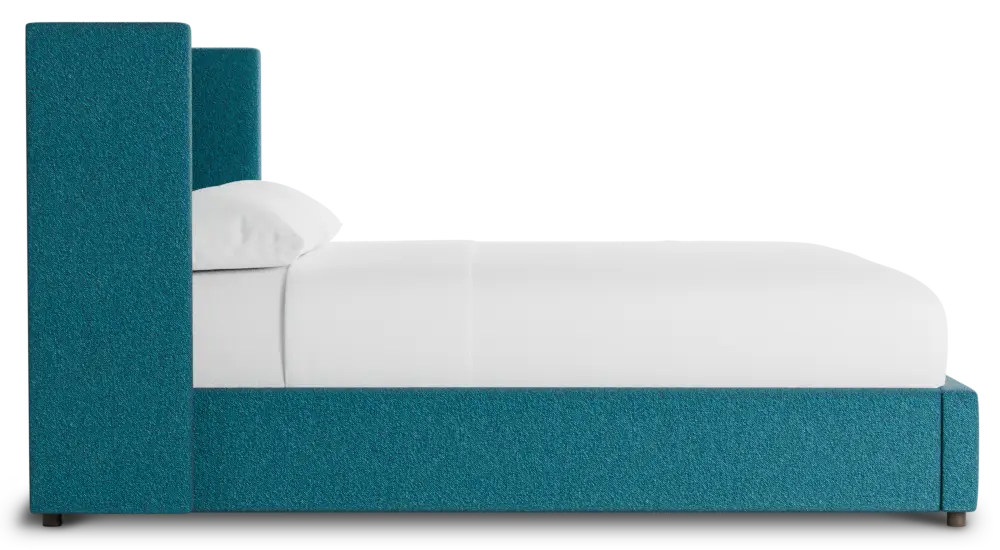 Captiva Elite Teal 48" Upholstered Shelter Bed Captiva Elite Teal 48" Upholstered Shelter Bed