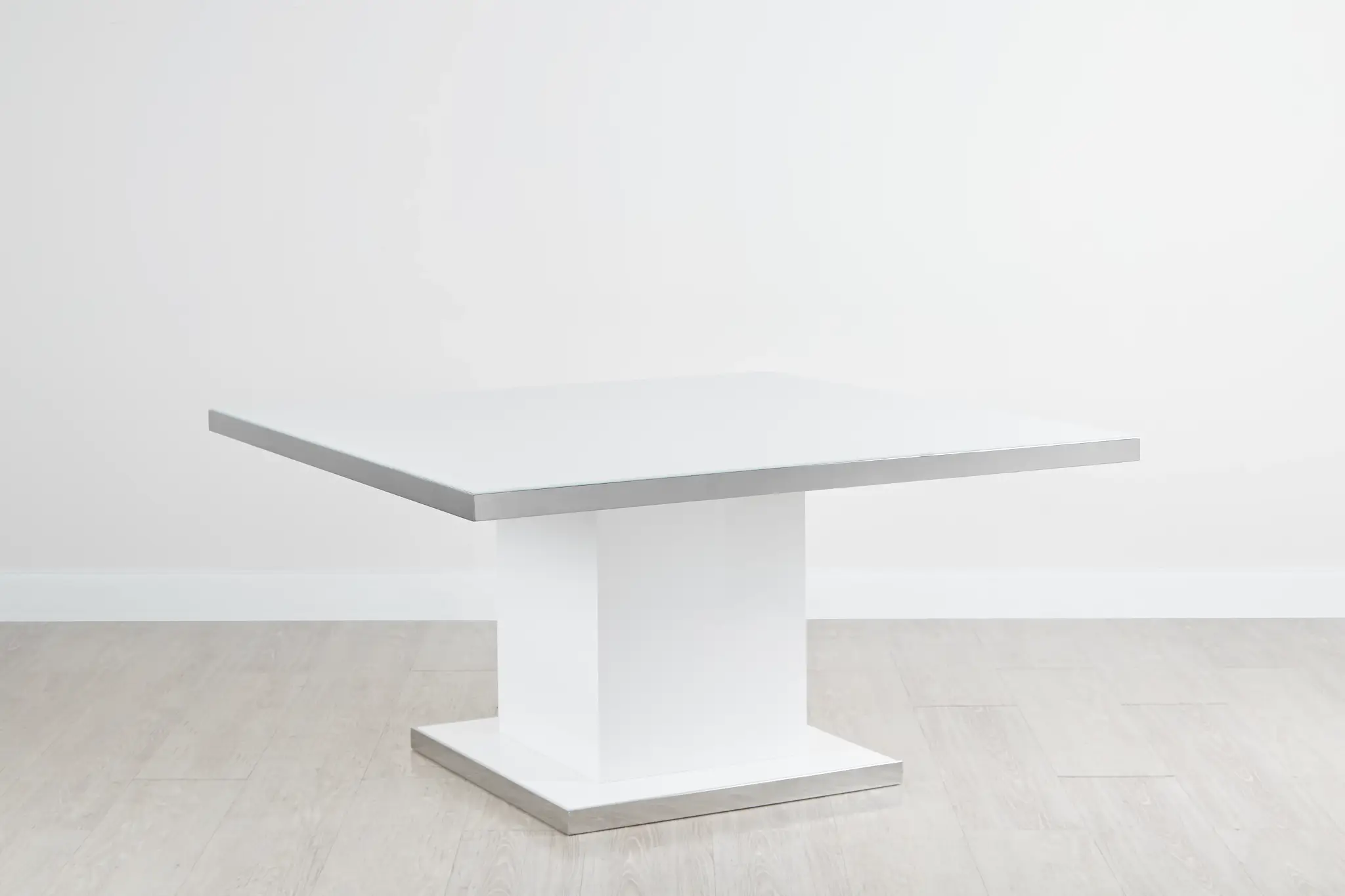 Miami White 59" Square Table Miami White 59" Square Table