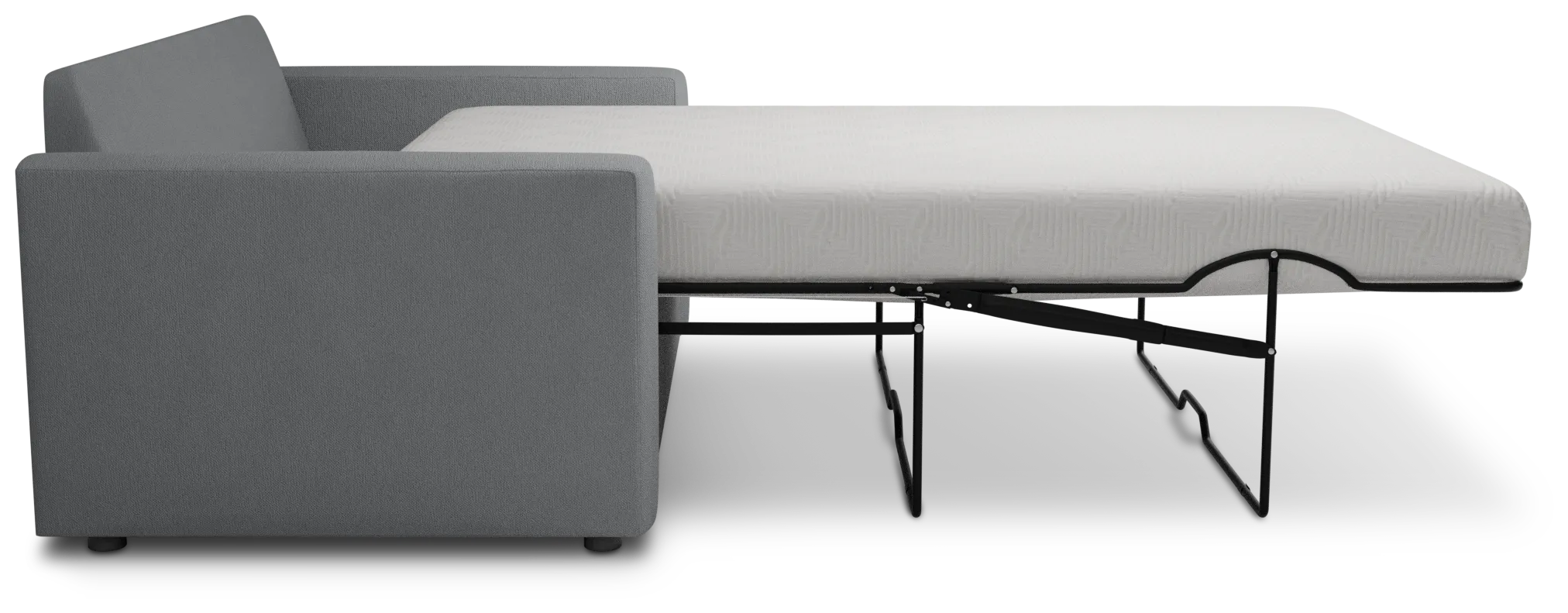 Siesta Revenue Gray Fabric Memory Foam Sleeper