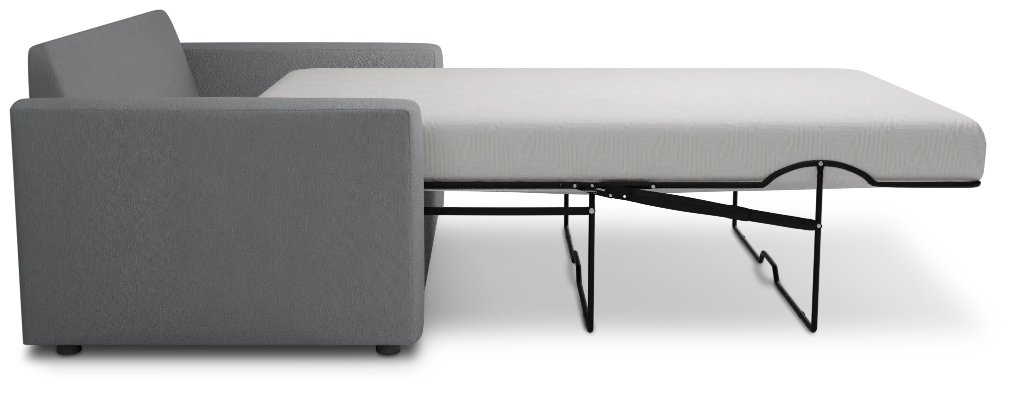 Siesta Revenue Gray Fabric Memory Foam Sleeper Siesta Revenue Gray Fabric Memory Foam Sleeper
