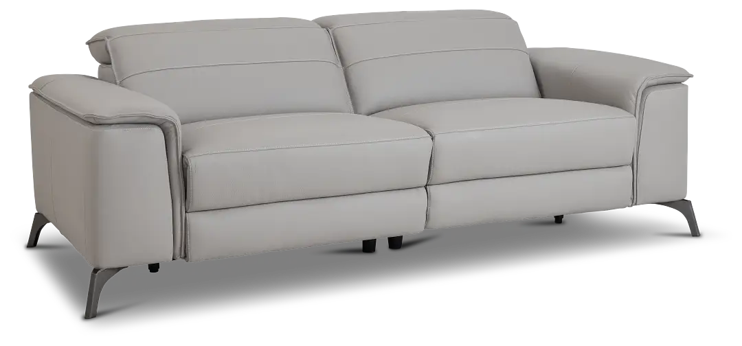 Pearson Gray Leather Sofa Pearson Gray Leather Sofa