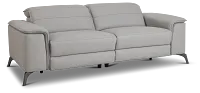 Pearson Gray Leather Sofa