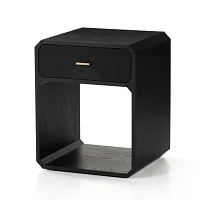 Four Hands Otie Black Nightstand
