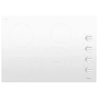 Whirlpool 55 Series White Electric Cook Top