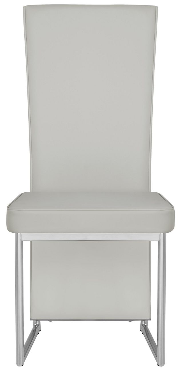 Paris Light Gray Upholstered Side Chair
