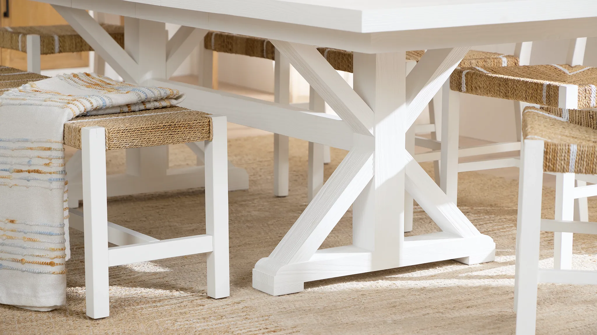 Nantucket White Pine Rectangular Table