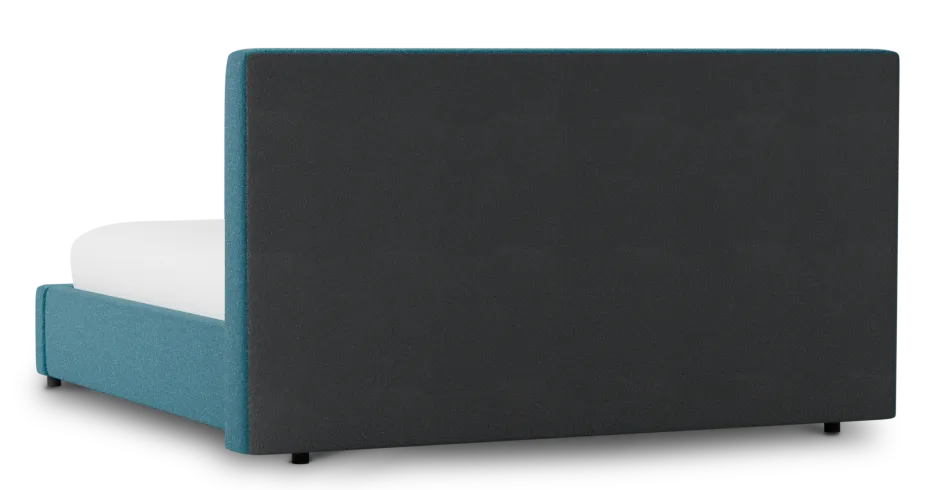 Grayton Elite Teal 44" Upholstered Platform Bed