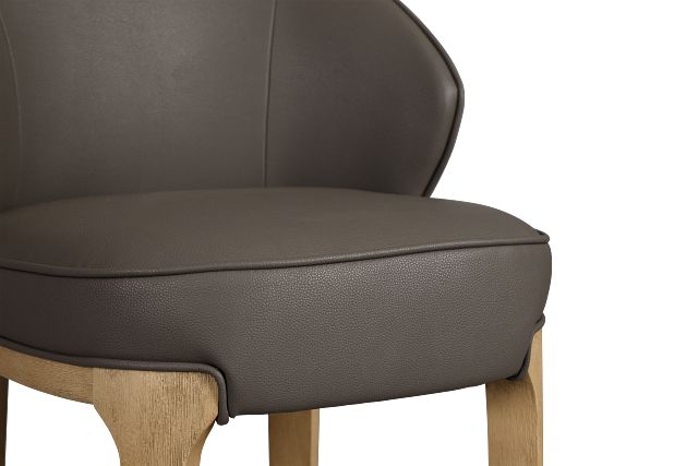 Libby Dark Gray Micro 30" Upholstered Barstool