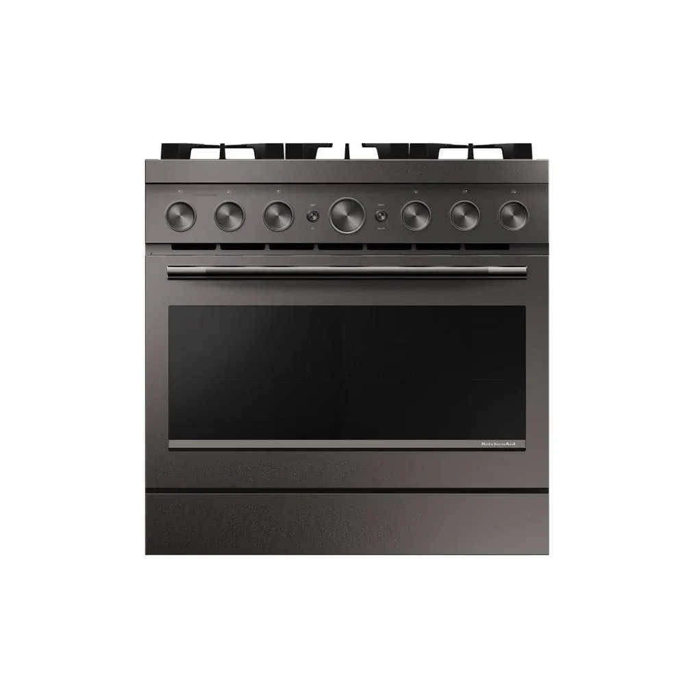 Kitchenaid 936 Series Black Gas Range