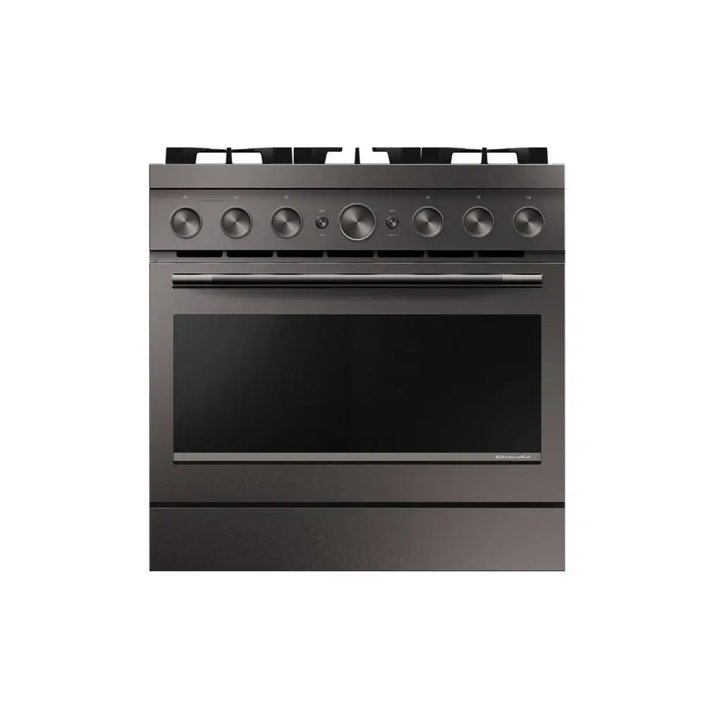 Kitchenaid 936 Series Black Gas Range Kitchenaid 936 Series Black Gas Range
