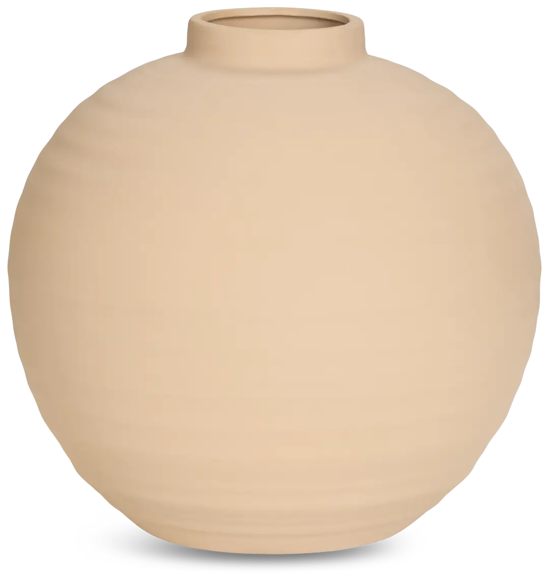 Sorrell Dark Beige Large Vase Sorrell Dark Beige Large Vase