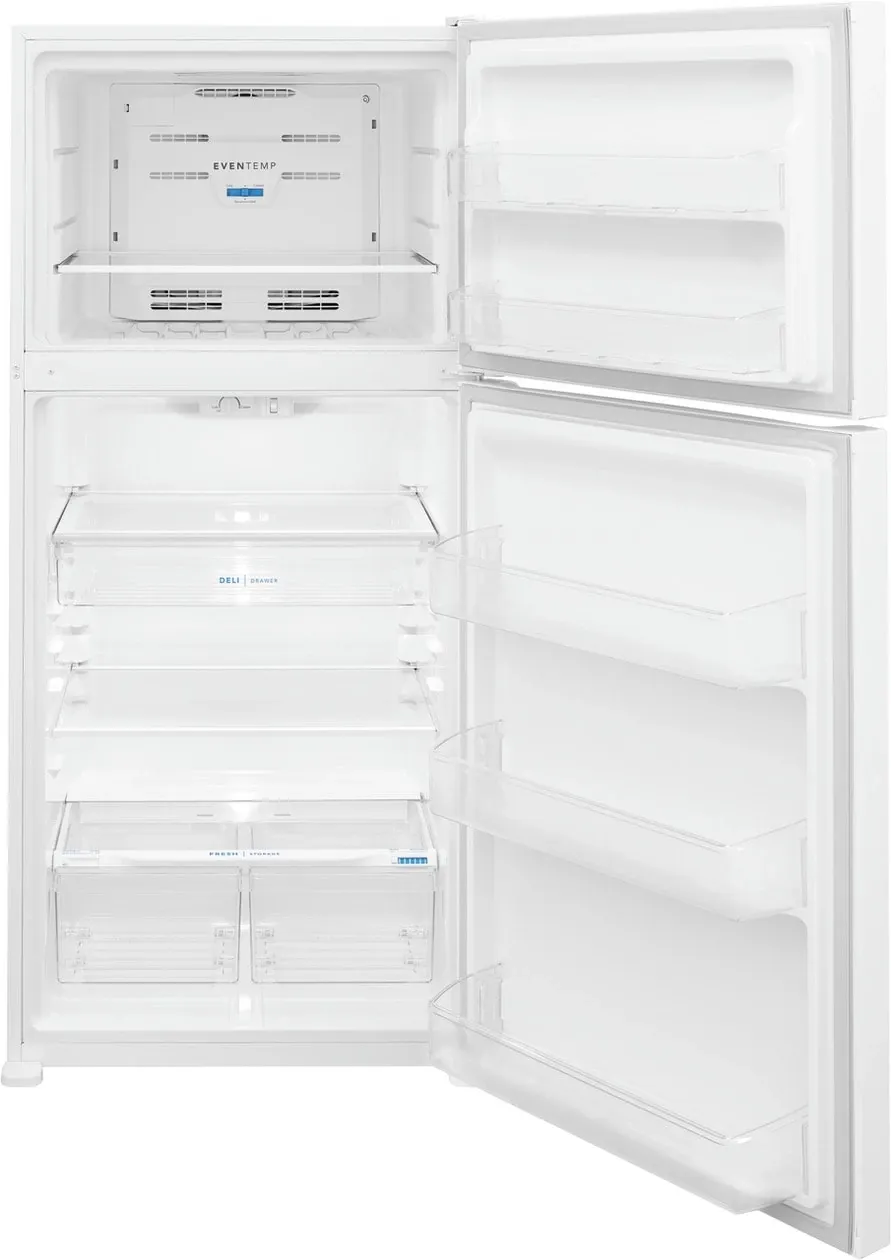 Frigidaire 2045 Series White Top Freezer Refrigerator
