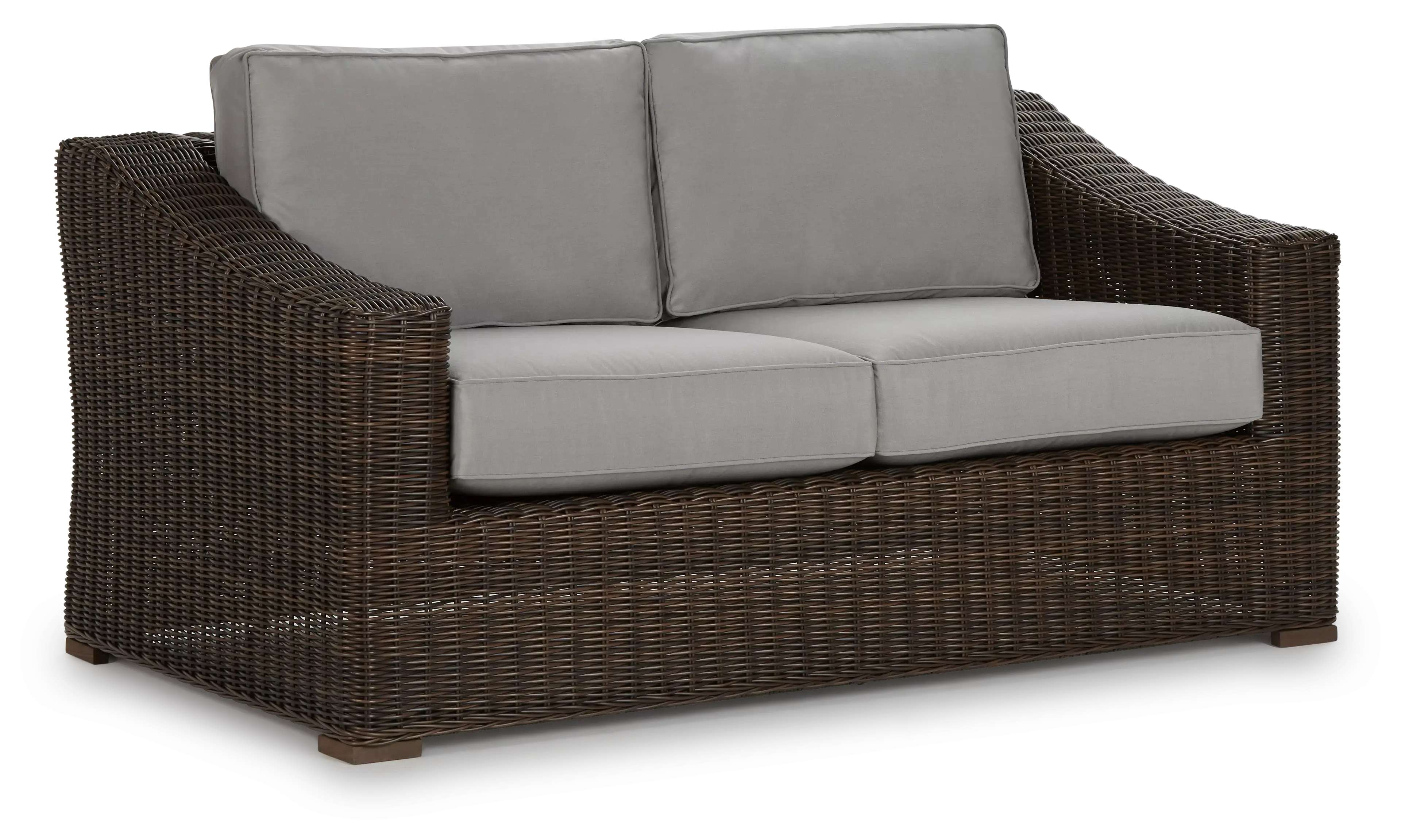 Canyon Dark Brown Gray Loveseat Canyon Dark Brown Gray Loveseat