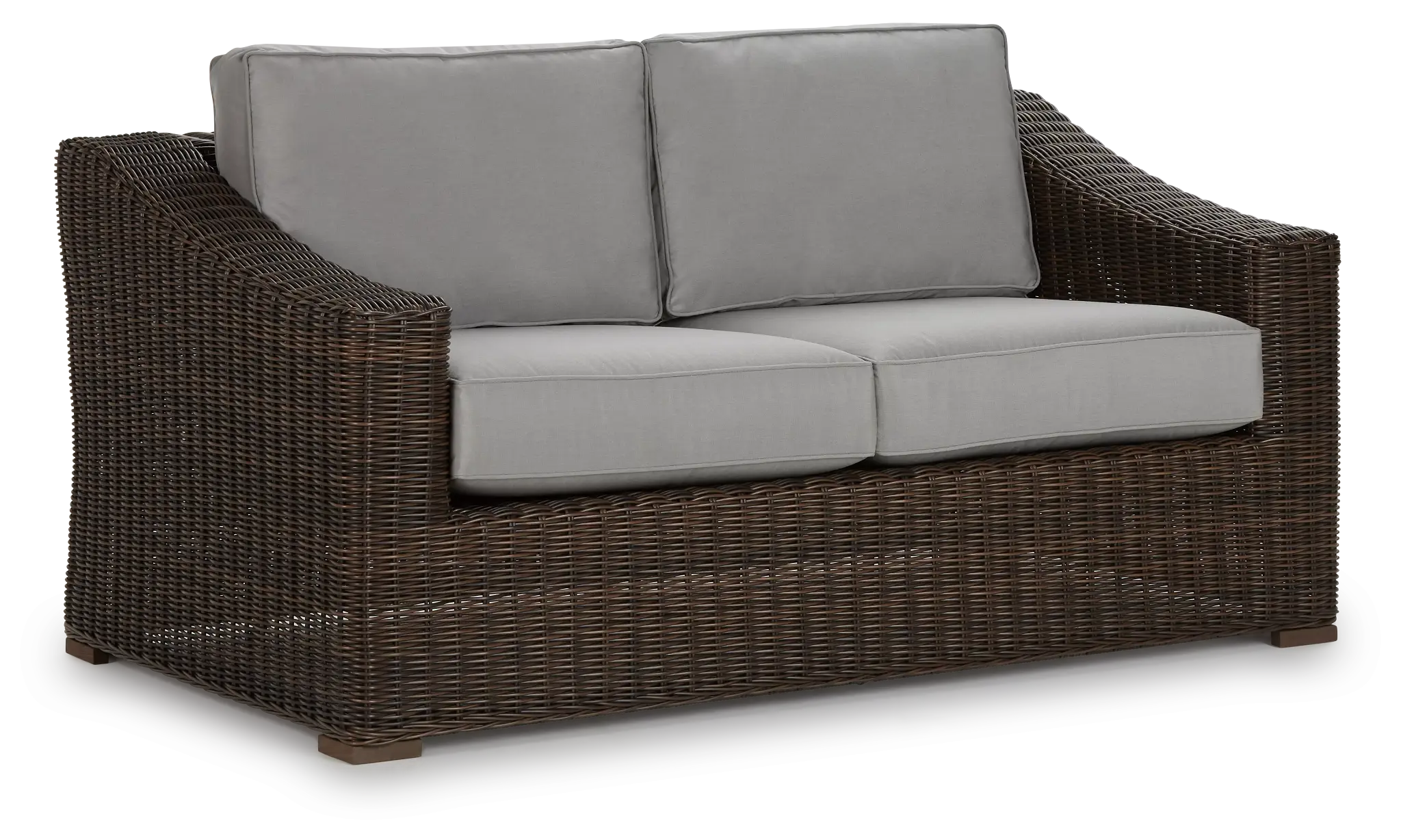 Canyon Dark Brown Gray Loveseat Canyon Dark Brown Gray Loveseat