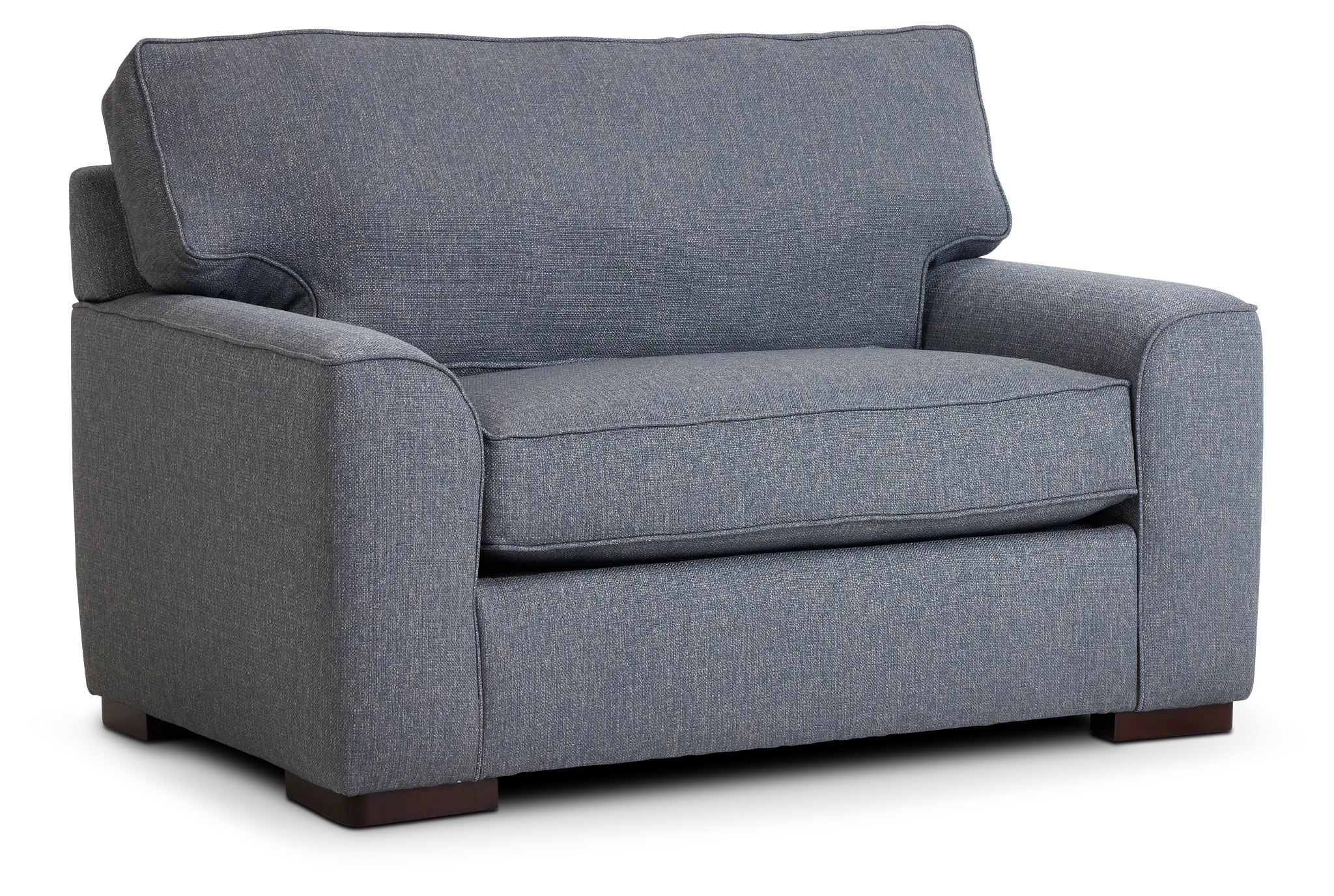 Austin Blue Fabric Innerspring Sleeper