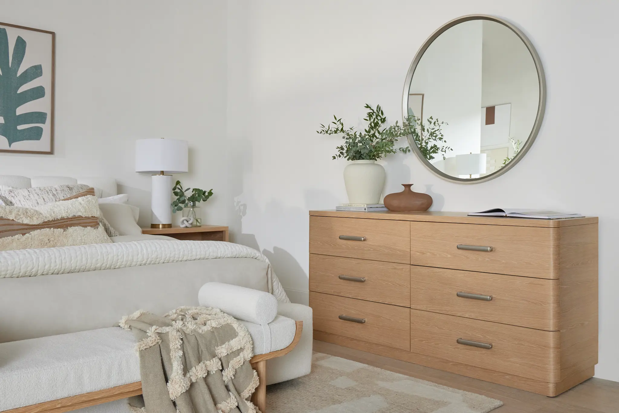 Malibu Light Tone Dresser & Mirror Malibu Light Tone Dresser & Mirror