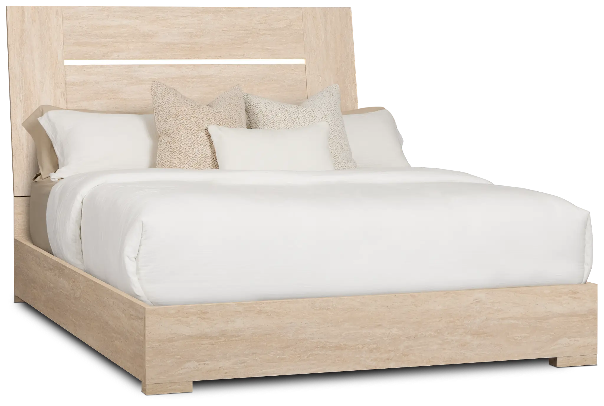 Malta Light Gray Panel Bed Malta Light Gray Panel Bed