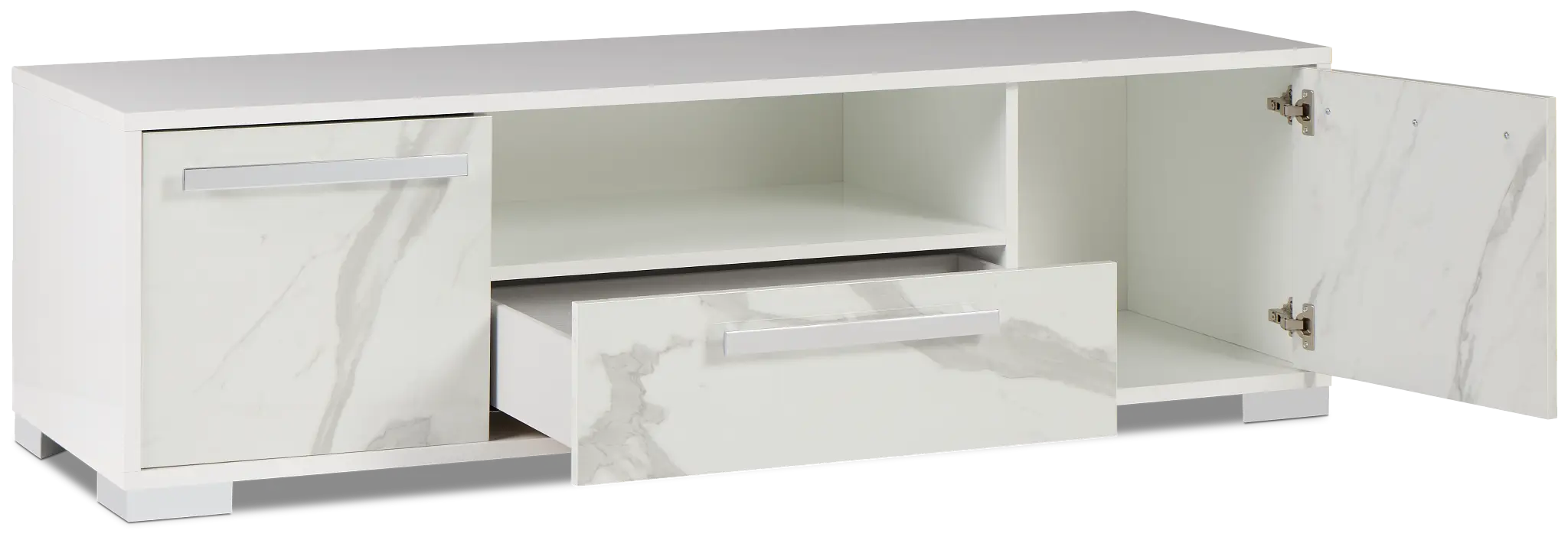 Modena White 67" Tv Stand Modena White 67" Tv Stand