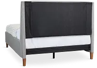 Provo Gray Uph Panel Bed