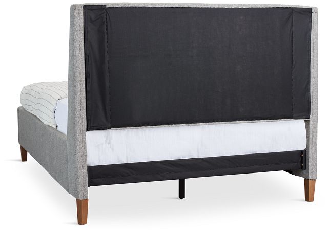 Provo Gray Uph Panel Bed