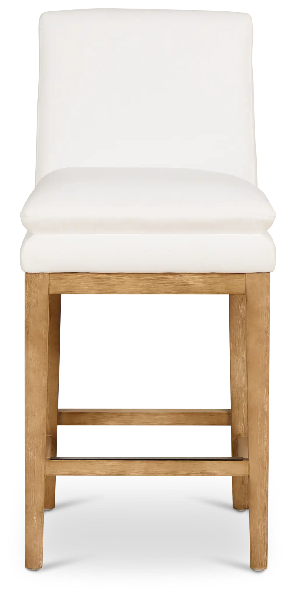 Nixon White 24" Upholstered Barstool Nixon White 24" Upholstered Barstool