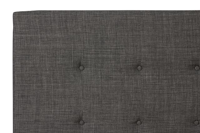 Flagler Gray Uph Panel Bed