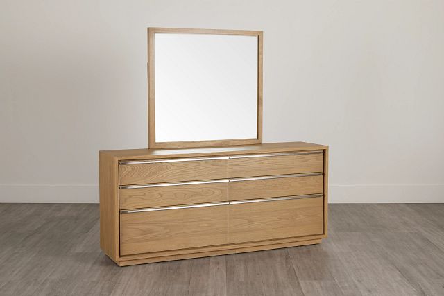 Haven Light Tone Dresser & Mirror