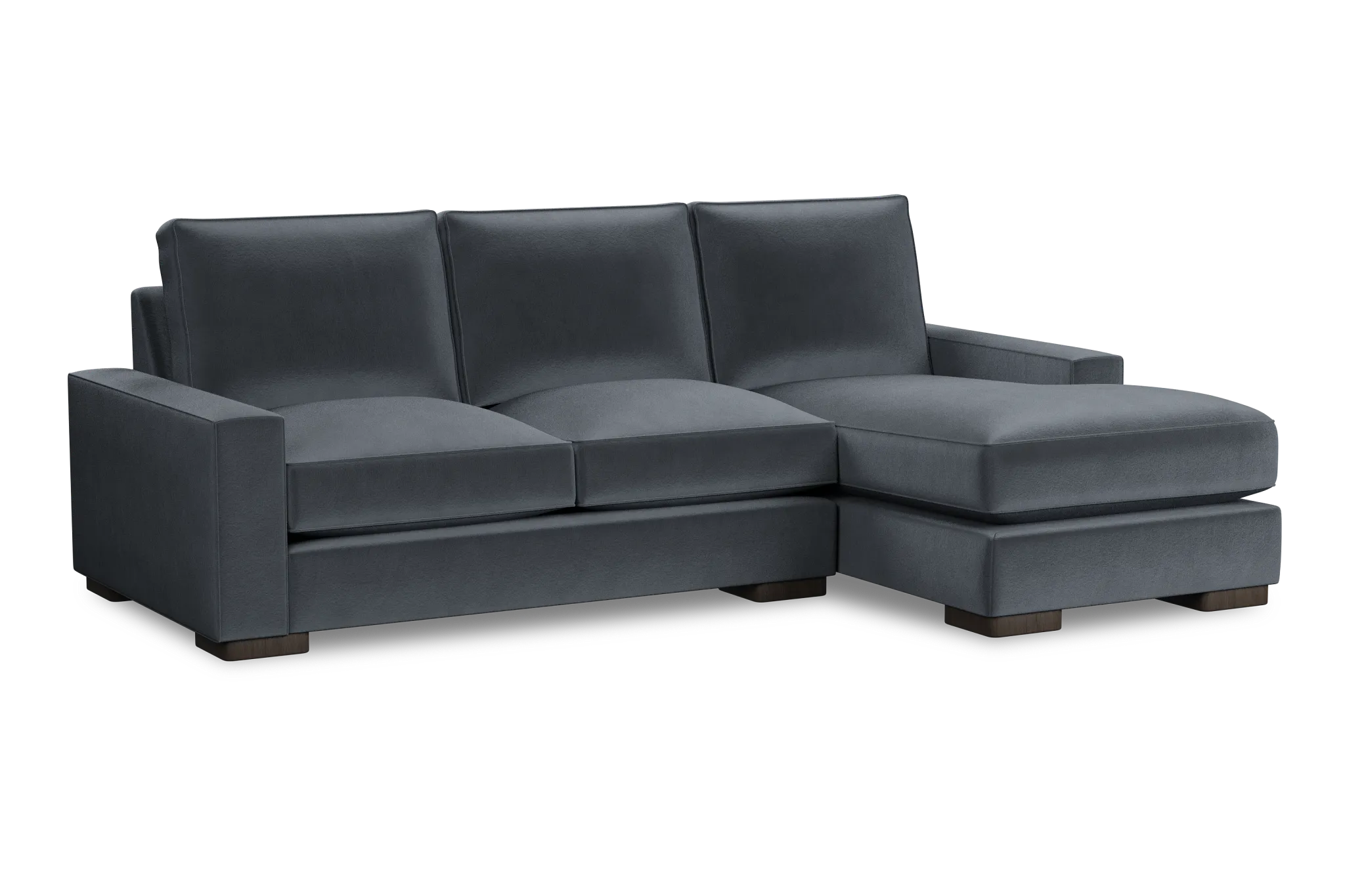 Edgewater Joya Gray Right Chaise Sectional
