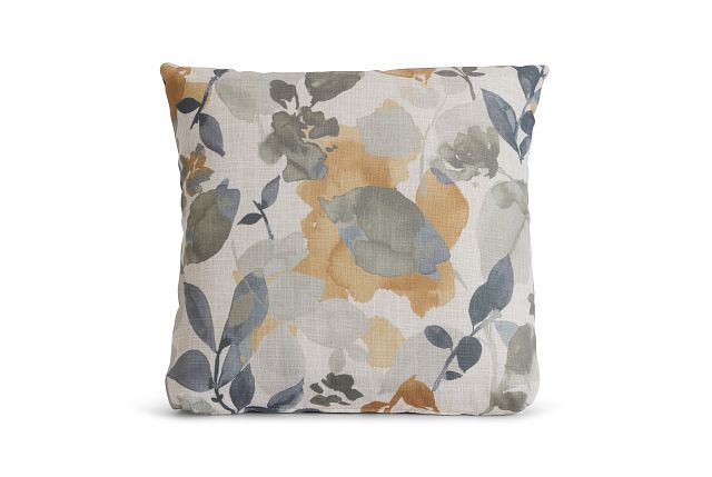 Wellstone Gray Fabric 20" Accent Pillow (1)