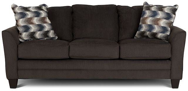 Charlie Dark Gray Fabric Sofa (1)